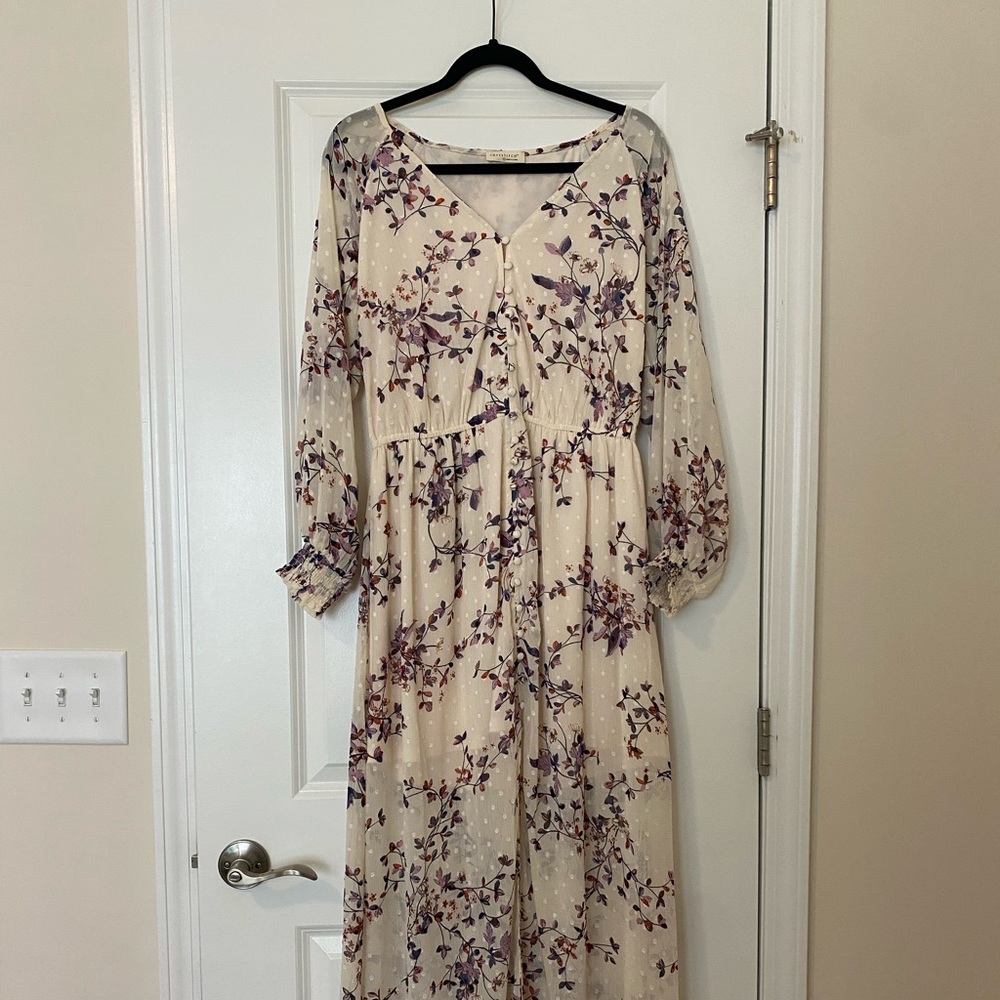 Floral maxi dress